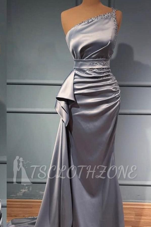 Silver Long Evening Dresses Cheap | Glitter prom dresses