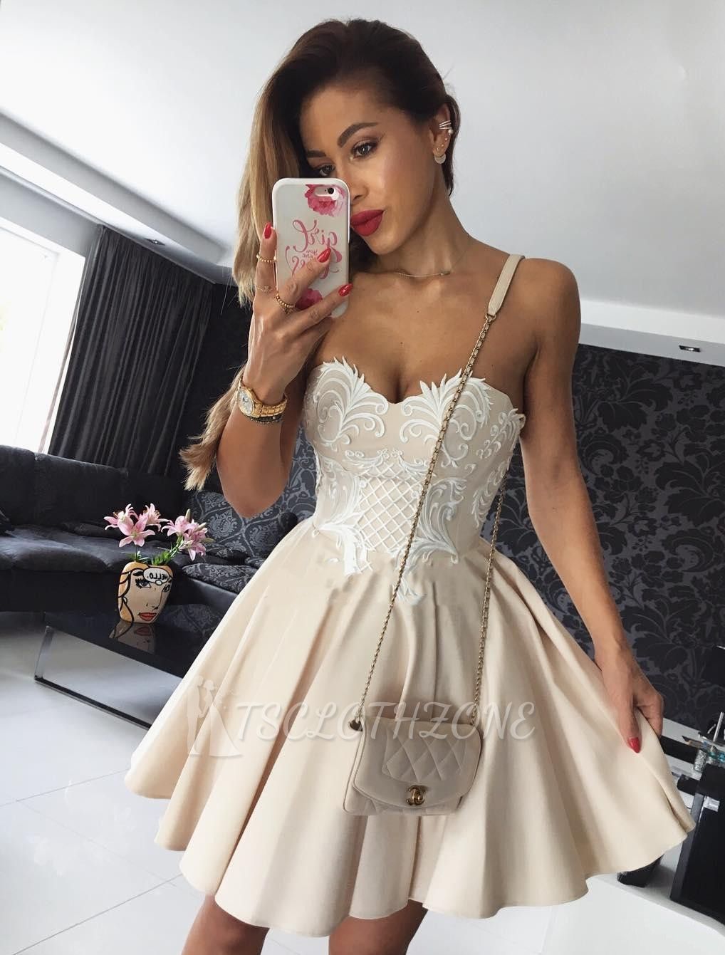 Sexy Short A-Line Homecoming Dresses | 2022 Cheap Sweetheart Party Dress