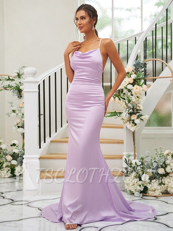 Lilac Evening Dress Long Sexy | Simple Prom Dresses Online