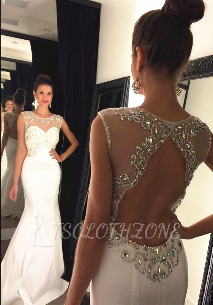 Gorgeous Halter Mermaid 2022 Prom Dress Open Back Custom Made Evening Gown