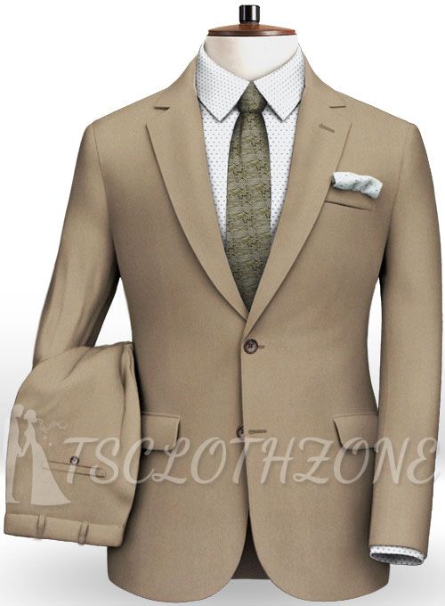 Cotton circus notched lapel suit | two-piece suit
