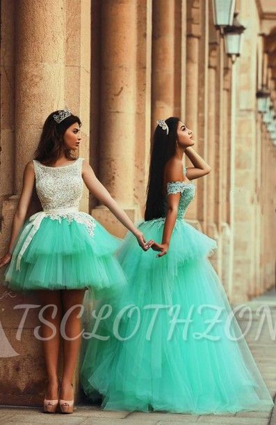 A-Line Lace Tiered Tulle 2022 Short Party Dress Gorgeous Custom Made homecoming Dresses