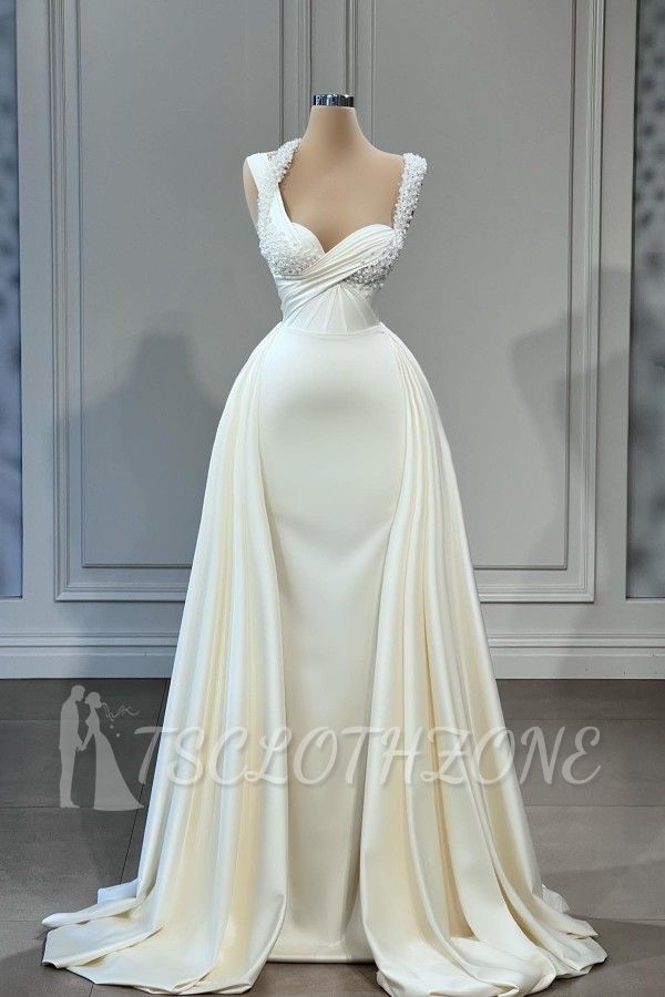 Designer evening dress white | Long Prom Dresses Cheap