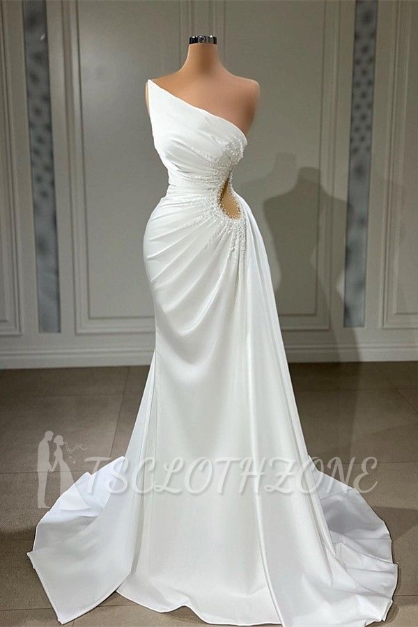 Beautiful Evening Dresses Long White | Glitter prom dresses