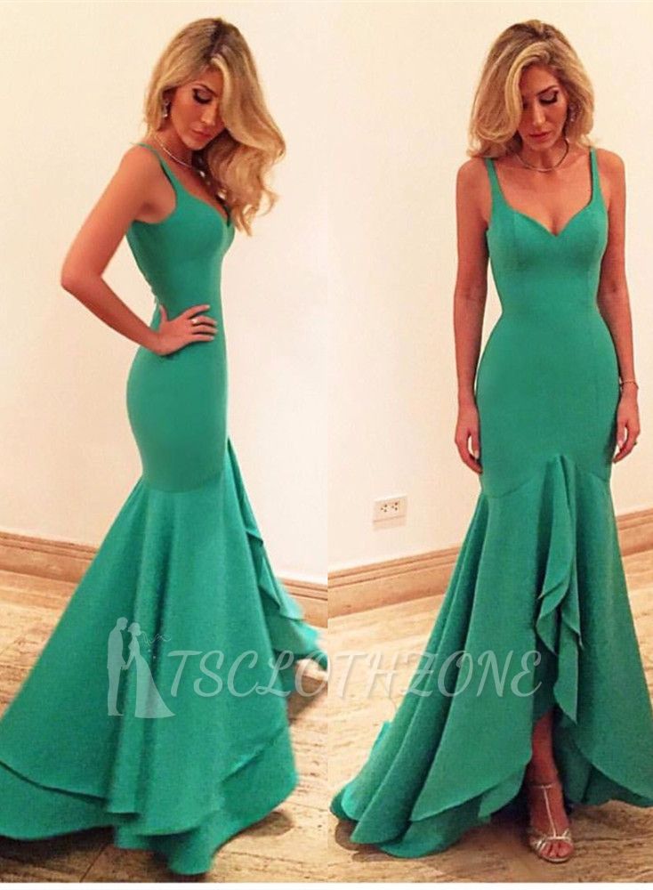 New Arrival Mermaid Long 2022 Party Dresses Sexy Floor Length Spaghetti Strap Evening Gowns
