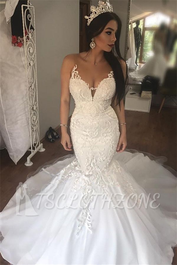 Elegante Brautkleider Weiß | Hochzeitskleider Günstig Online
