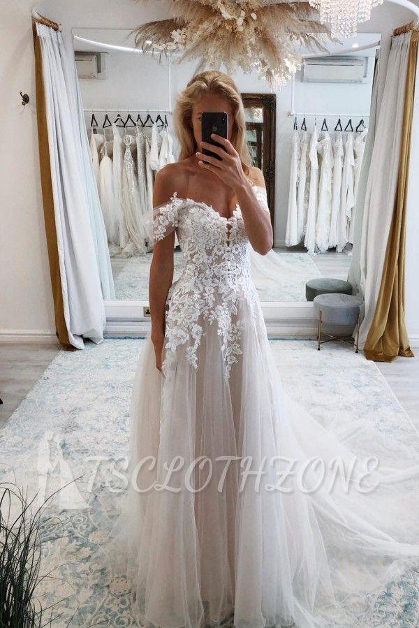 Boho Wedding Dresses Simple | Wedding dresses A line lace