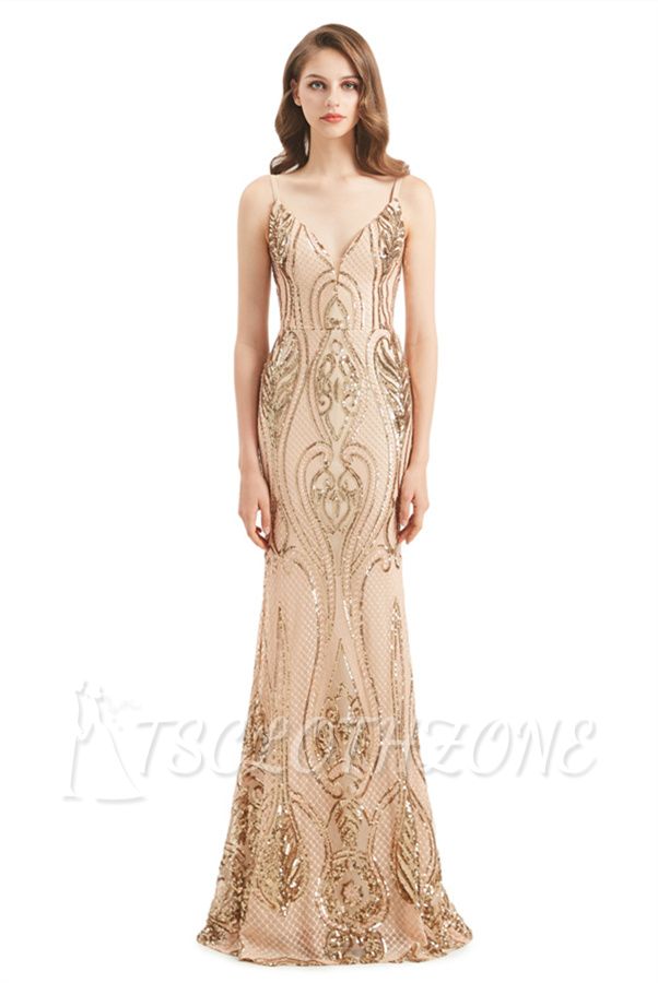 Charming Ivory Spaghetti Straps A-Line Floorlength Prom Dress