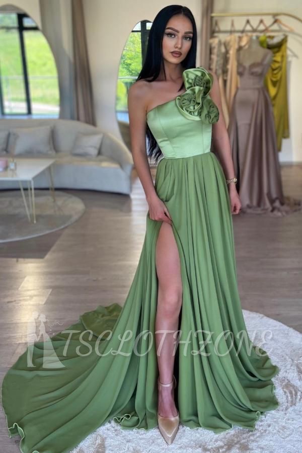 Green evening dresses long simple | Prom dresses cheap online