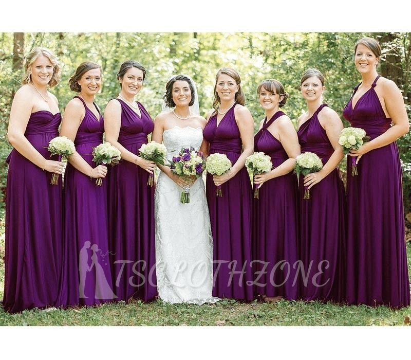 Plum Infinity Bridesmaid Dress In   53 Colors