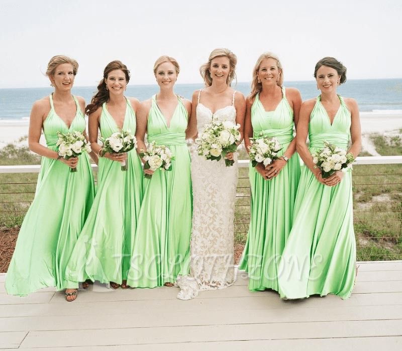 Mint Green Infinity Bridesmaid Dress In   53 Colors