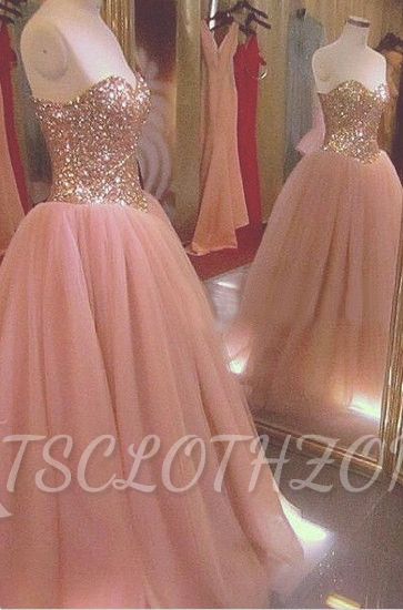 Sweetheart Crystal Tulle Party Dresses Sexy Attractive Fashional 2022 Evening Gowns