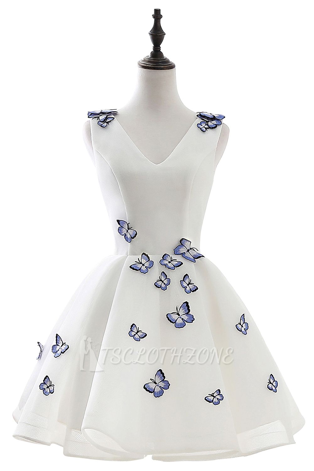 ANGEL | A-line Cute Homecoming Dress With Butterfly