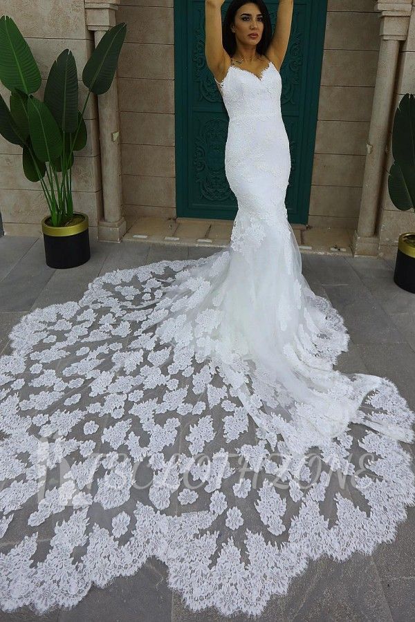 Luxus Brautkleider Meerjungfrau Spitze | Brautkleider günstig online