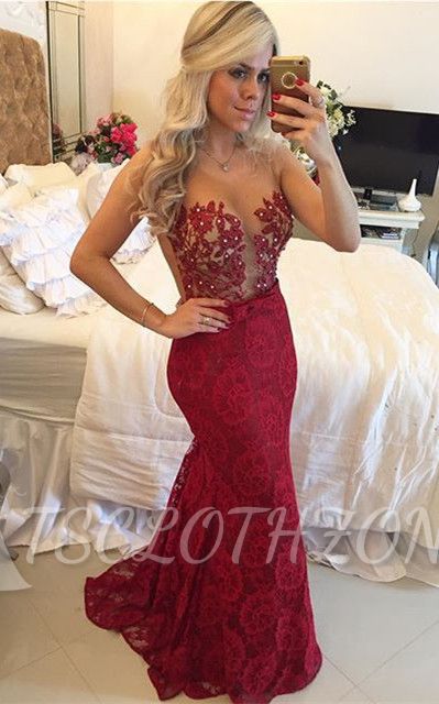 Mermaid Lace Sexy 2022 Prom Dress New Arrival Beading Formal Occasion Dresses