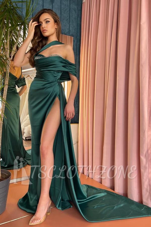 Designer Evening Dresses Dark Green | Long Prom Dresses Cheap