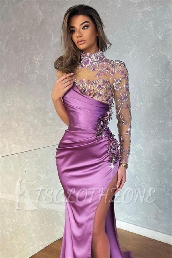 Modern Evening Dresses With Sleeves | Prom dresses long glitter