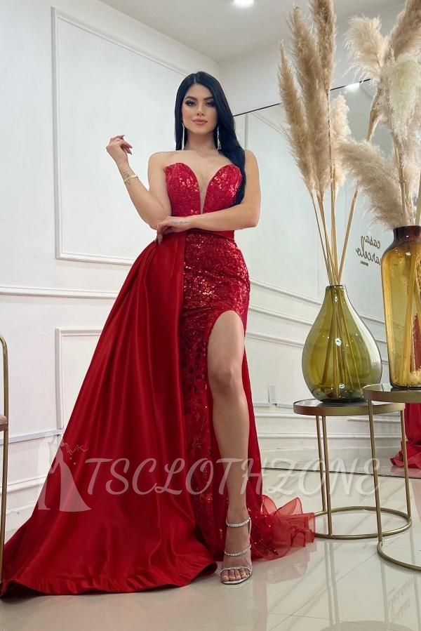Red Evening Dresses Long Glitter | Homecoming Dresses Cheap Online
