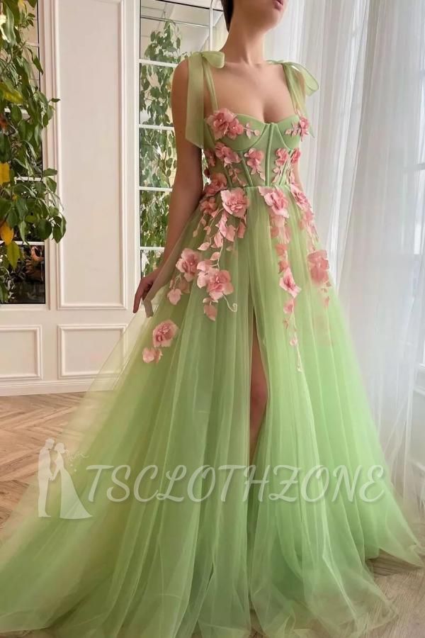 Long Green Evening Dresses Cheap | Homecoming dresses Simple