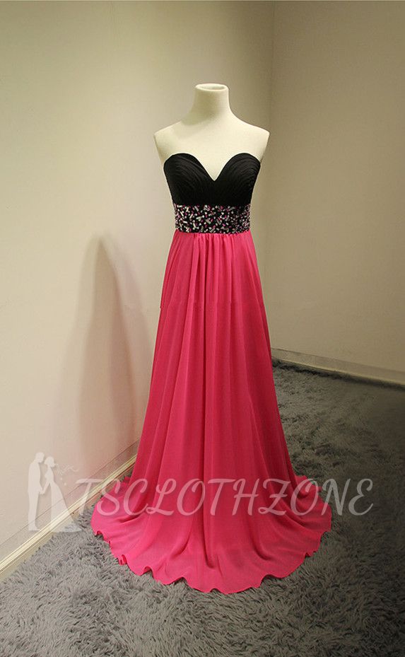 Sweetheart Crystal Zipper Evening Dresses Elegant Attractive Zipper 2022 Prom Gowns