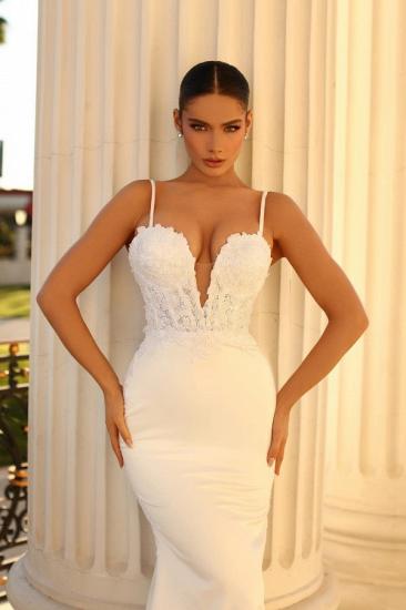 Simple Wedding Dresses Satin | Wedding dresses mermaid style_3