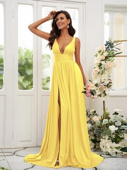 Gold Long Bridesmaid Dresses Cheap | Dresses for bridesmaids_10