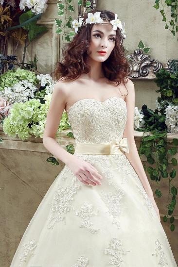 Sweetheart Lace Ball Gown Wedding Dress Tulle Lace-Up 2022 Bridal Gown_4