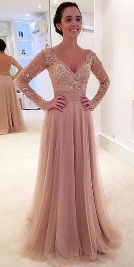 New Arrival Long Sleeve Crystal Prom Dress with Detachable Train Latest Lace Evening Gowns