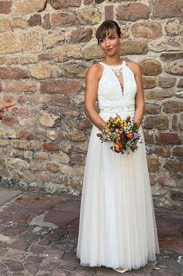 Simple Lace Wedding Dresses | Sheath Dresses Wedding Dresses Online_1