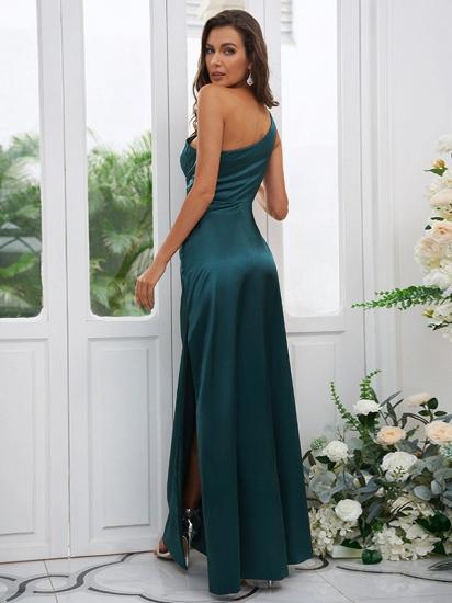 Bridesmaid Dresses Long Dark Green | Simple Bridesmaid Dress Online_3
