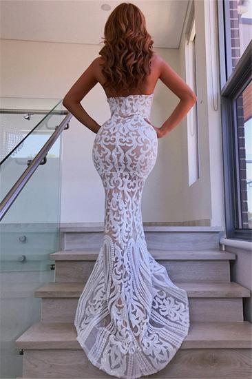 Simple Lace Sweetheart Long Evening Dresses | Sexy Mermaid Lace Prom Dresses 2022_1