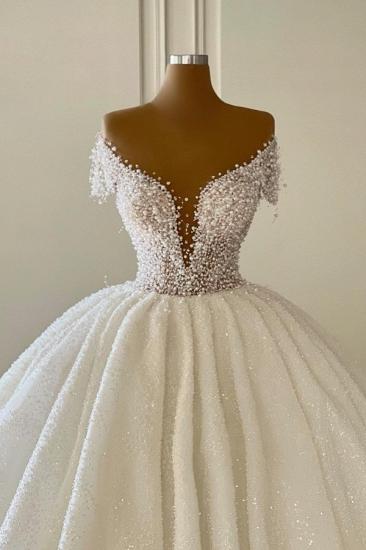 Luxus Brautkleider Prinzessin | Brautkleider mit Glitzer_2