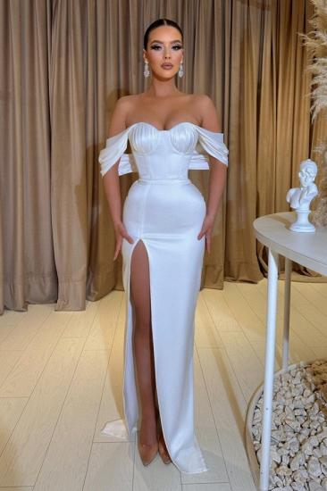 Designer Evening Dresses Long White | Cheap sexy prom dresses_2