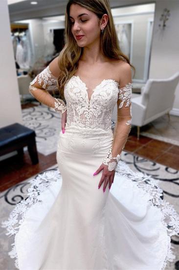 Sexy Wedding Dresses With Sleeves | Wedding dresses mermaid lace_1