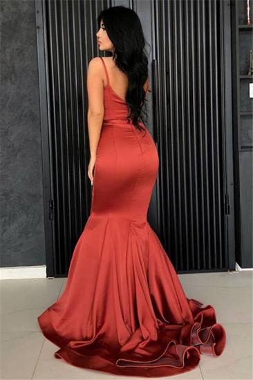 Sexy Mermaid Spaghetti Straps Evening Dresses | Long Affordable Evening Dresses Online_3