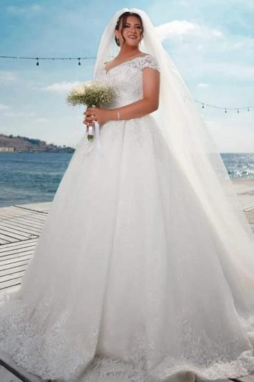 Fashion wedding dresses A line | Wedding dresses with lace_2