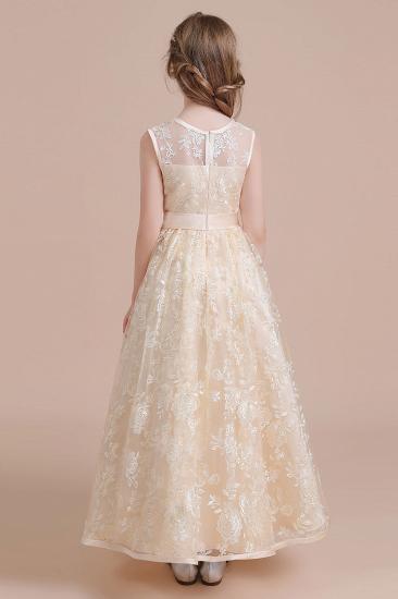 Discount Tulle A-line Flower Girl Dress | Charming Lace Little Girls Pegeant Dress Online_3
