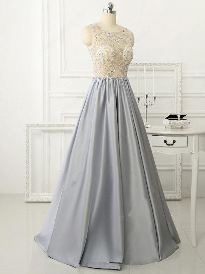 A-line Crystal Sleeveless Evening Dresses New Arrival Floor Length 2022 Prom Gowns_4