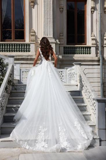 Designer Wedding Dresses A Line Lace | Chic Wedding Dresses Cheap_4