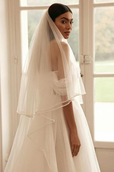 Designer wedding dresses A line | Wedding Dresses With Glitter_4