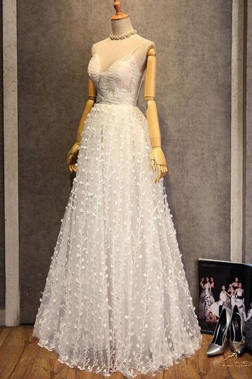 TsClothzone Gorgeous Sweetheart Long Spaghetti Straps Wedding Dress Sleeveless Appliques Bridal Gowns On Sale