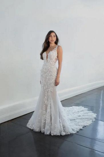 Elegant wedding dresses mermaid style | Wedding dresses with lace