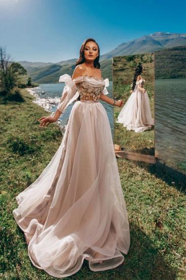 Beautiful wedding dresses A line | Wedding dresses with sleeves