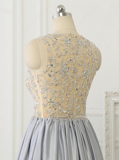 A-line Crystal Sleeveless Evening Dresses New Arrival Floor Length 2022 Prom Gowns_6