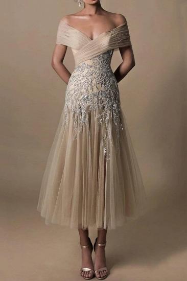 Gorgeous Wedding Dresses Short | A line wedding dresses with lace