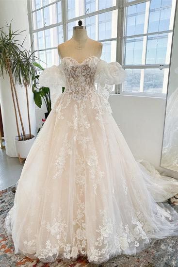 Vintage Wedding Dresses A Line | Wedding dresses with lace_2