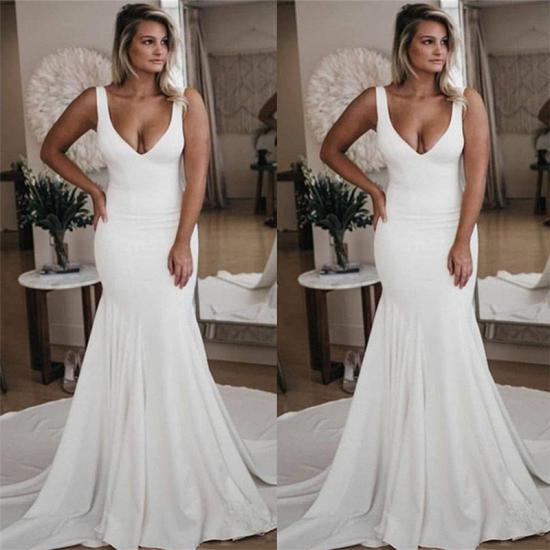 Schlichtes Brautkleid Meerjungfrau | Hochzeitskleider Günstig Online Kaufen_2