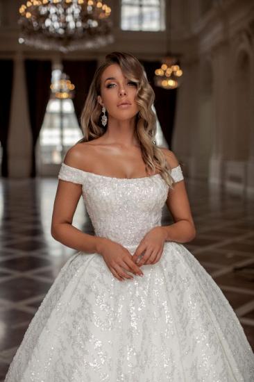 Designer wedding dresses glitter | Princess Wedding Dresses Cheap_3