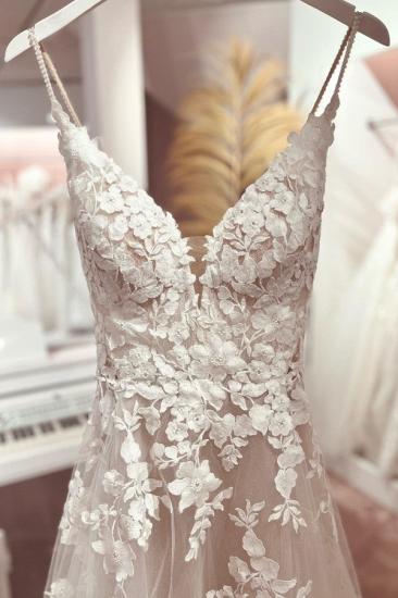Boho Wedding Dresses A Line Lace | Designer Wedding Dresses Cheap_3