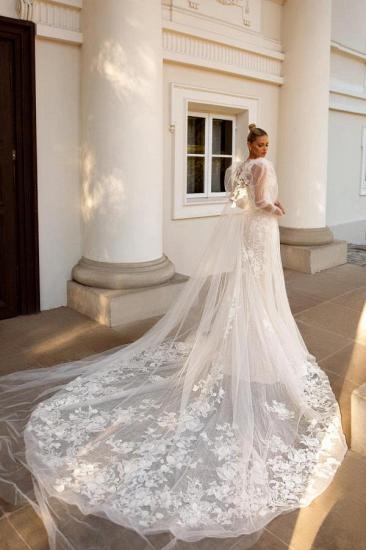 Elegant Wedding Dresses With Jacket | Wedding dresses mermaid lace_3